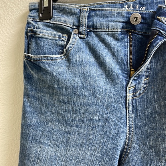 B) Style & Co High Rise Shimming Pocket Crop Capri Jeans size 4P - Picture 4 of 6